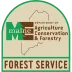 Maine Department of Agriculture Conservation and Forestry logo.