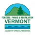 Vermont Forests, Parks & Recreation Agency of Natural Resources logo.