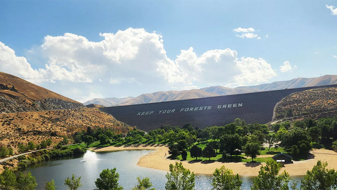 keep your forests green landscape