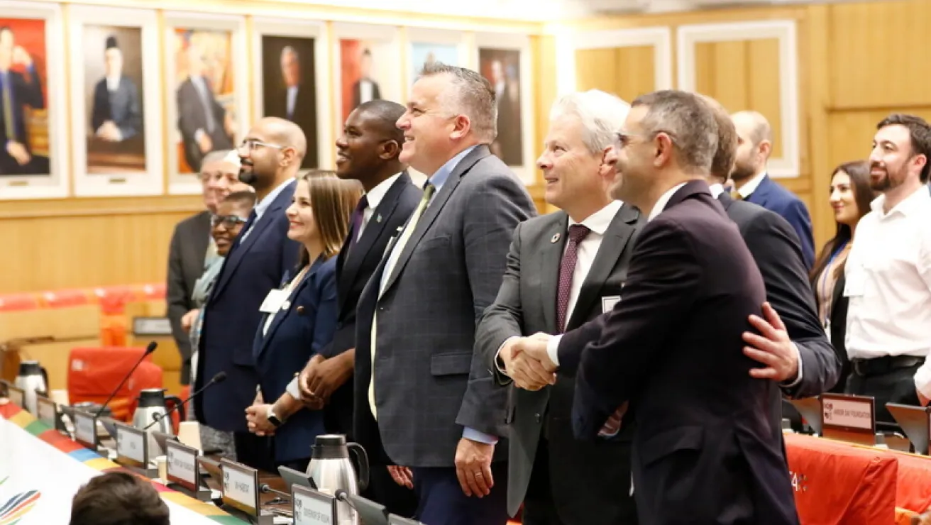 Dan Lambe, CEO of the Arbor Day Foundation, joins world leaders at First International Green Cities Conference at FAO's headquarters in Rome, Italy.